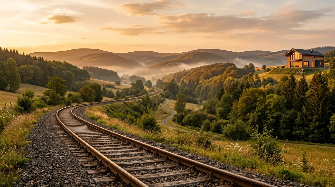 Panoramablick in die Rhön