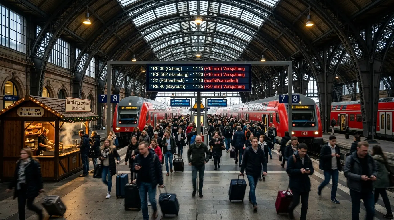 Chaos am Nürnberger Hbf