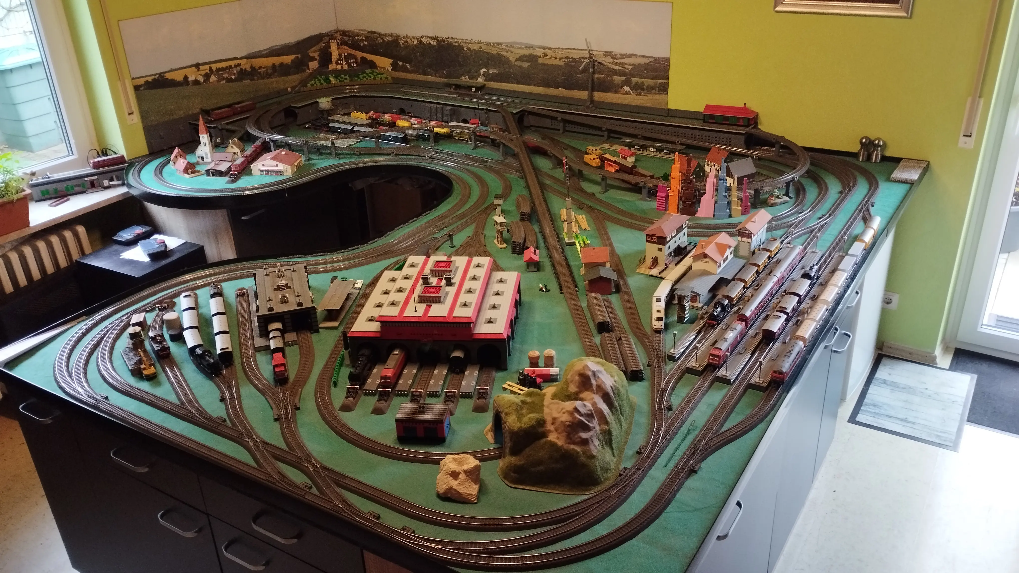 Die große Modelleisenbahn-Anlage